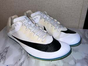 Nike Zoom Rival Sprint Track Spikes White Black FZ9663-102 Size 9.5